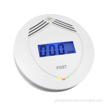 LCD Carbon Mononxide Alarm, 9V Battery, 3 LED Indicator Lights, EN 50291 & RoHS Marks